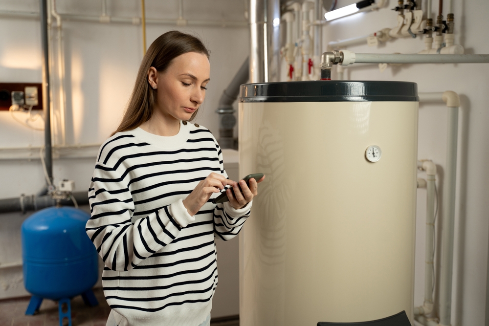What steps can I take when the water heater isn’t heating?